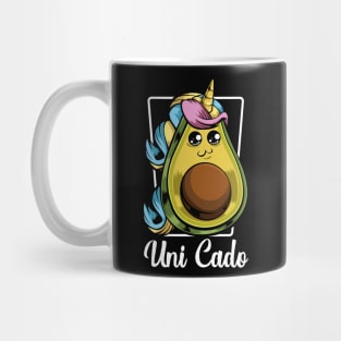 Avocado - Uni Cado - Cute Kawaii Unicorn Magical Vegan Mug